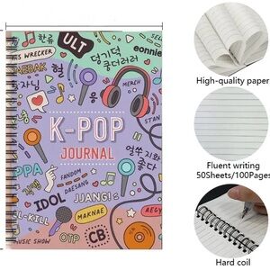 K-POP Journal Notebook